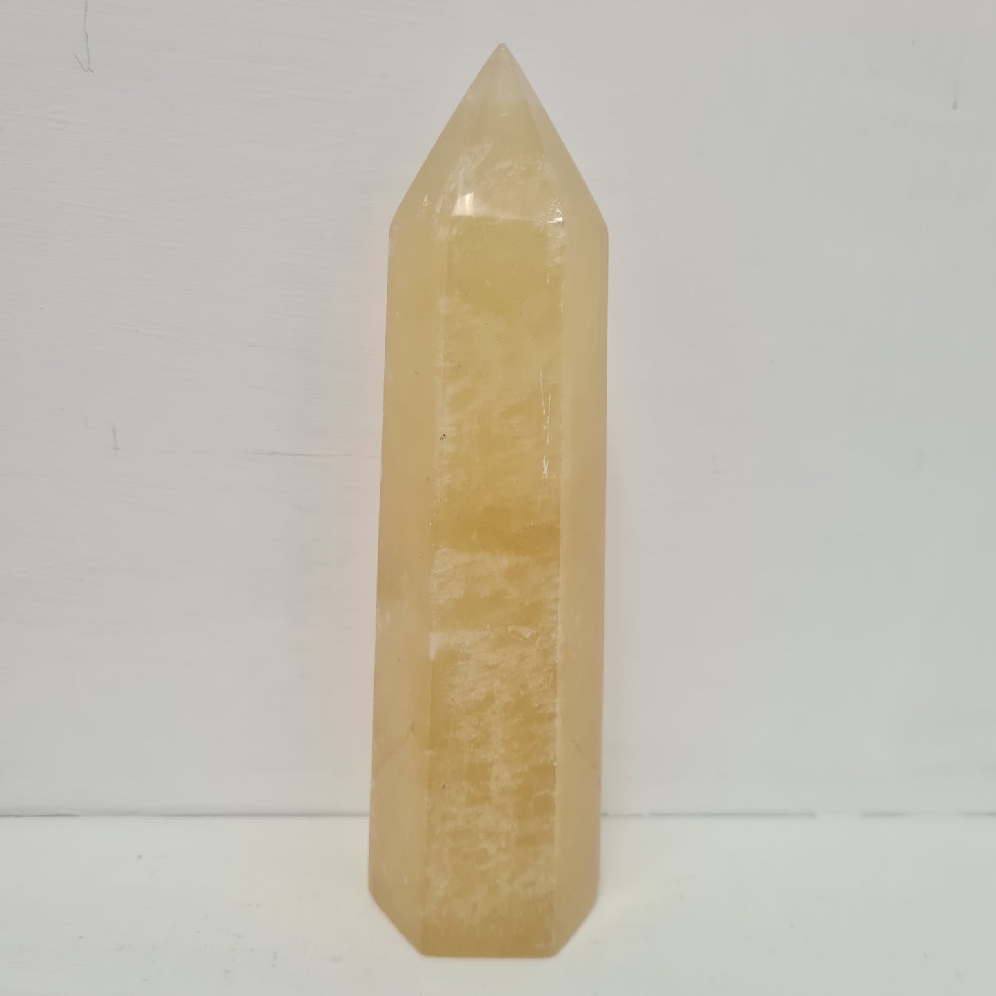 856g Honey Calcite Tower