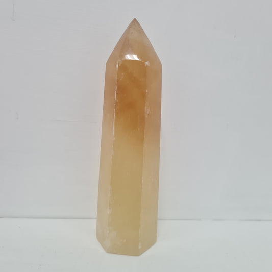838g Honey Calcite Tower