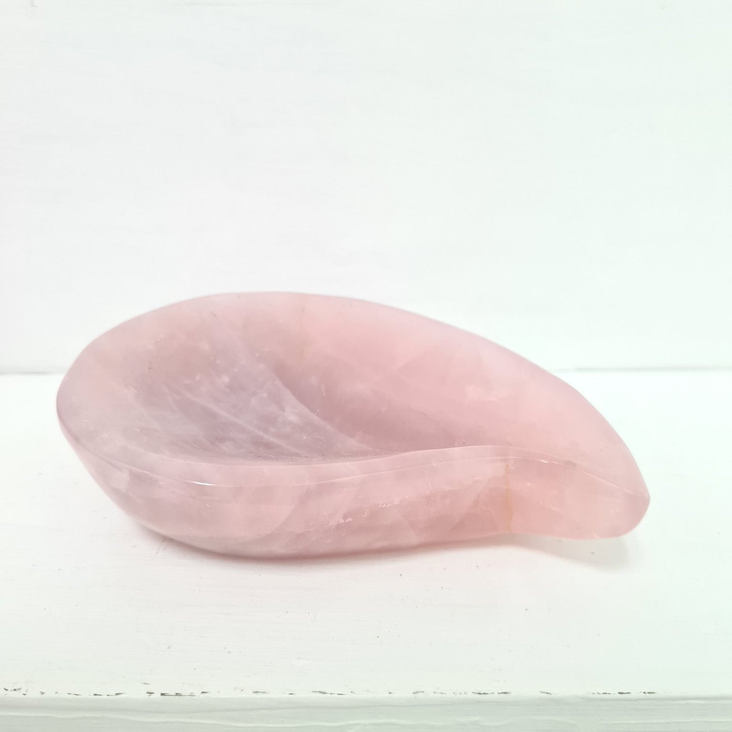 Rose Quartz Tear Drop Bowl