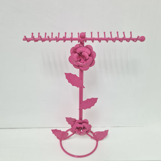 Pink Rose Jewellery Display Stand