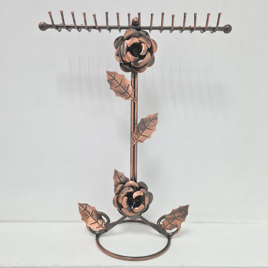 Bronze Rose Jewellery Display Stand