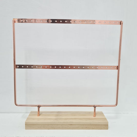 Rose Gold Earring Display Stand