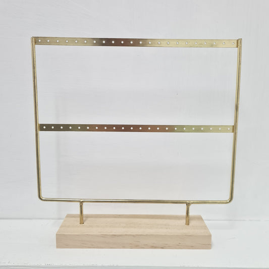 Gold Earring Display Stand