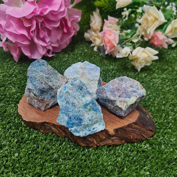 Blue Apatite Rough