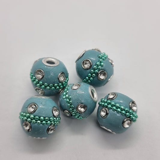 Blue Kashmiri Beads