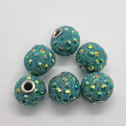 Blue Sparkling Kashmiri Beads