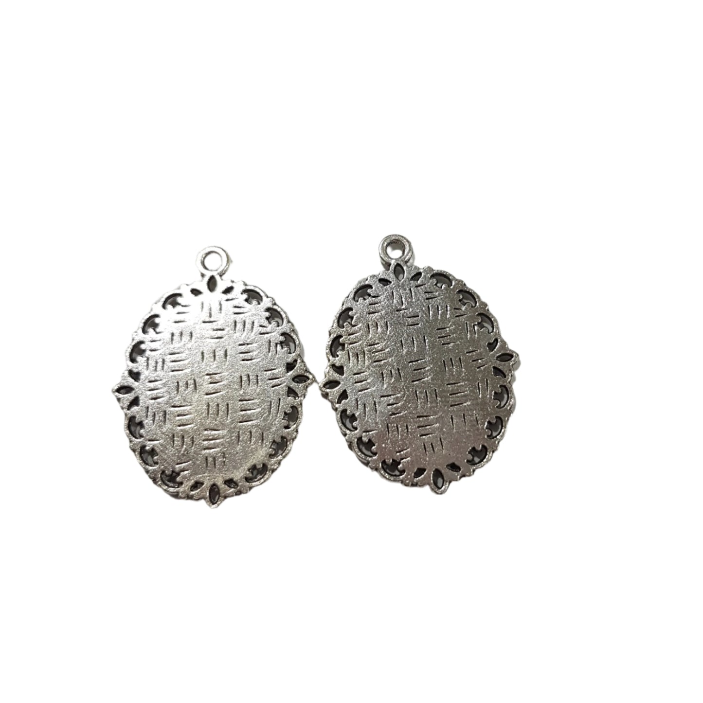 2pc Small Oval Cabochon Pendant