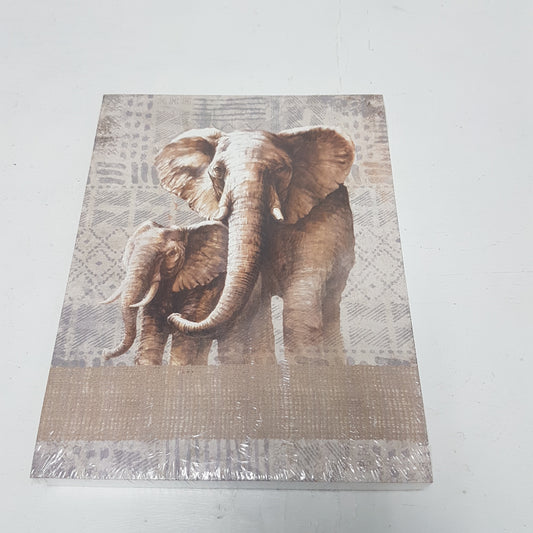 Elephant  Wooden Sign