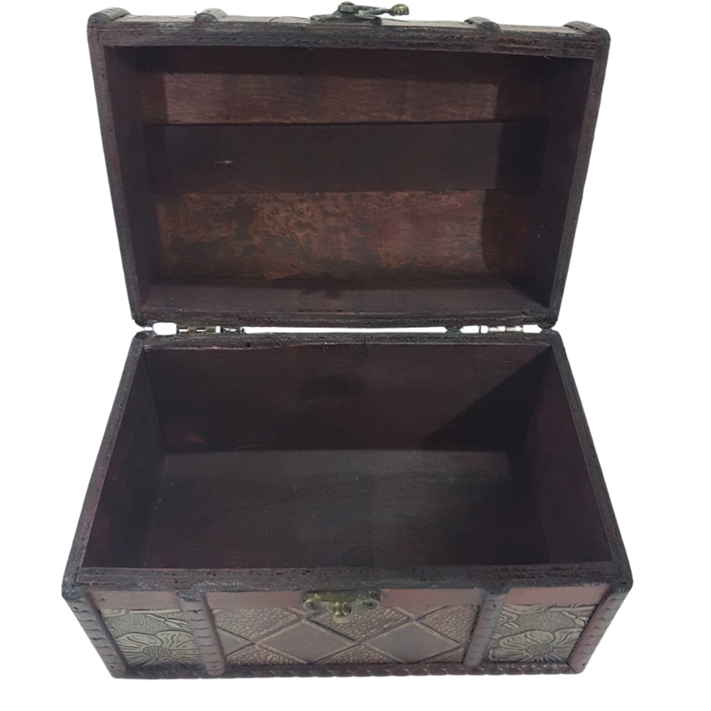 Medium Wooden Flower Treasure Chest