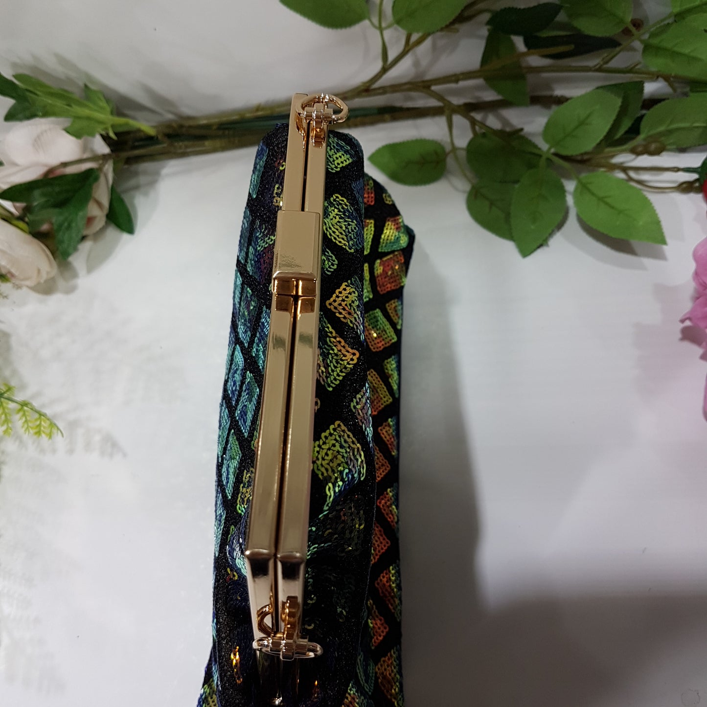 Colourful  Glitter Sequin Clutch Purse
