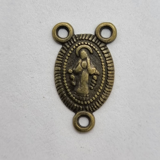 Bronze Rosary Charm Connector