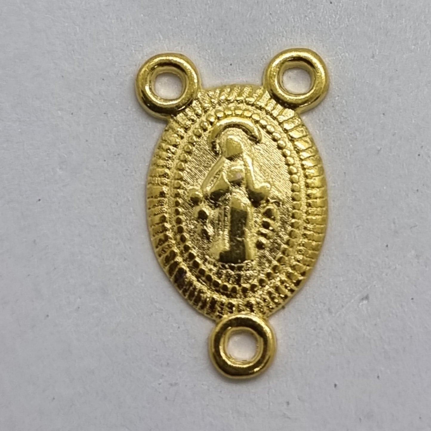 Gold Rosary Charm Connector