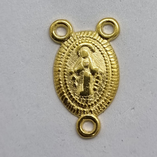 Gold Rosary Charm Connector