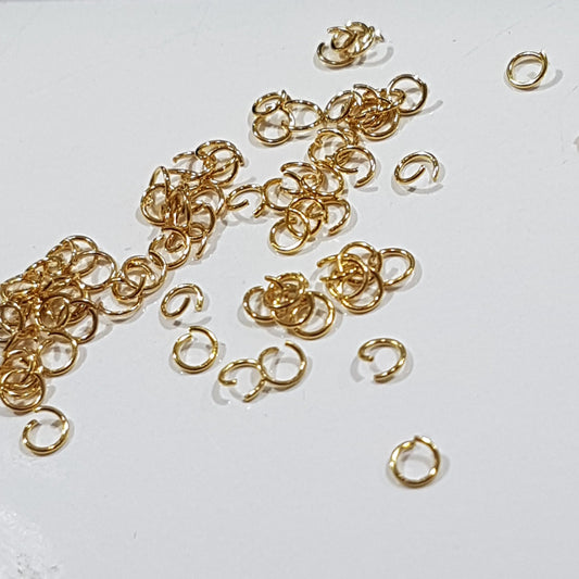 3mm 18k Gold Plated Jump Rings