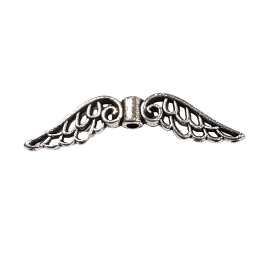 Silver Angel Wing Charm
