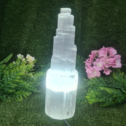 30cm Electric Selenite Lamp