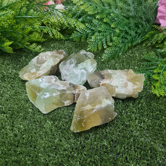 Green Calcite Rough