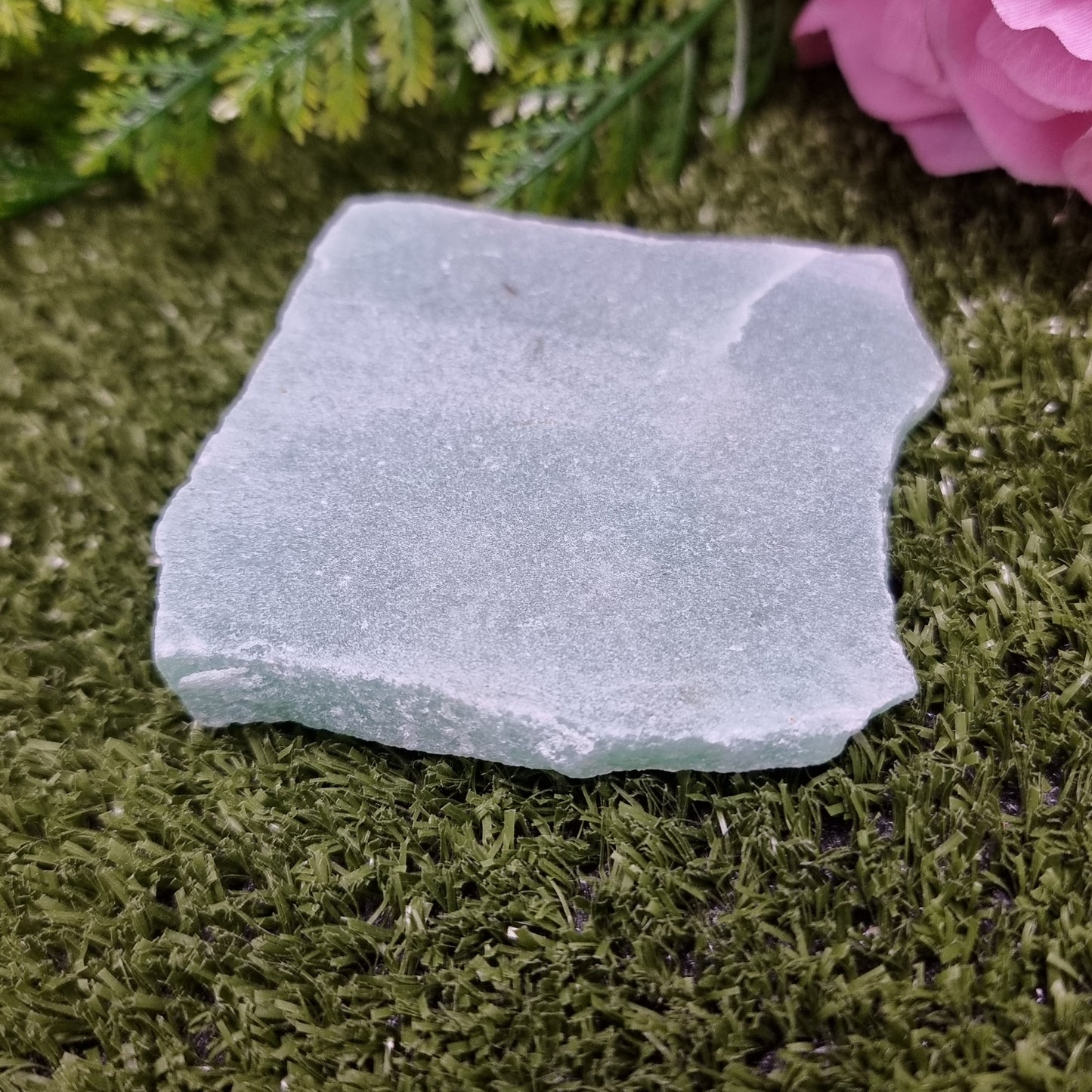 103g Green Aventurine Slice