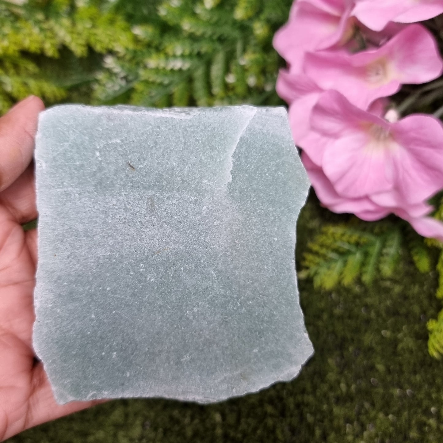 103g Green Aventurine Slice