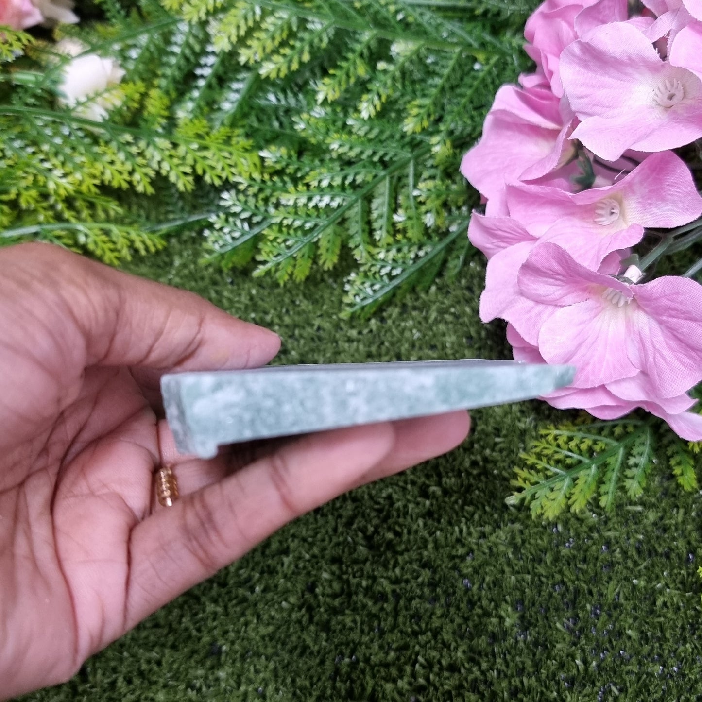 103g Green Aventurine Slice