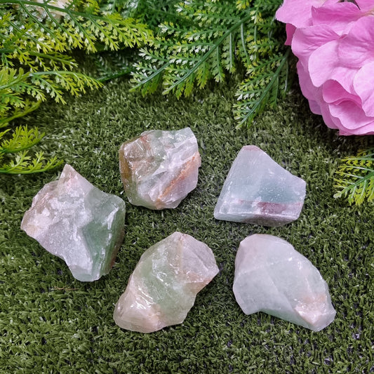 Green Calcite Natural Rough Piece