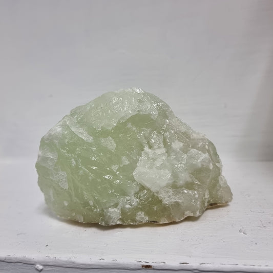 303g Large Green Calcite Rough Piece
