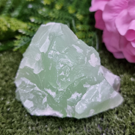 294g Large Green Calcite Rough Piece
