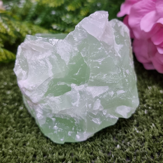 499g Large Green Calcite Rough Piece
