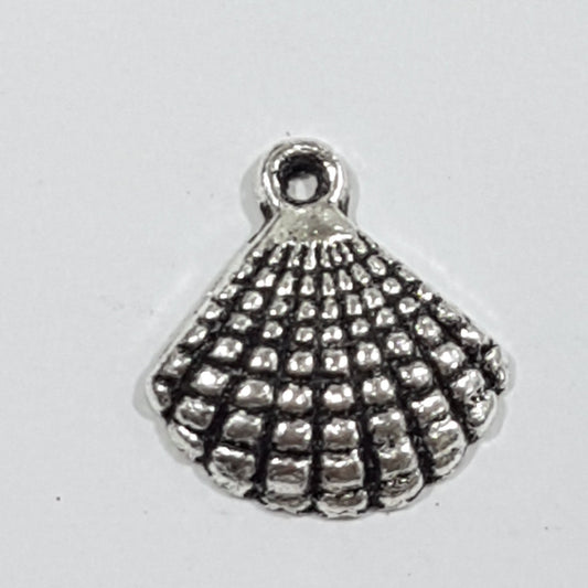 Silver Pearl Shell Charm