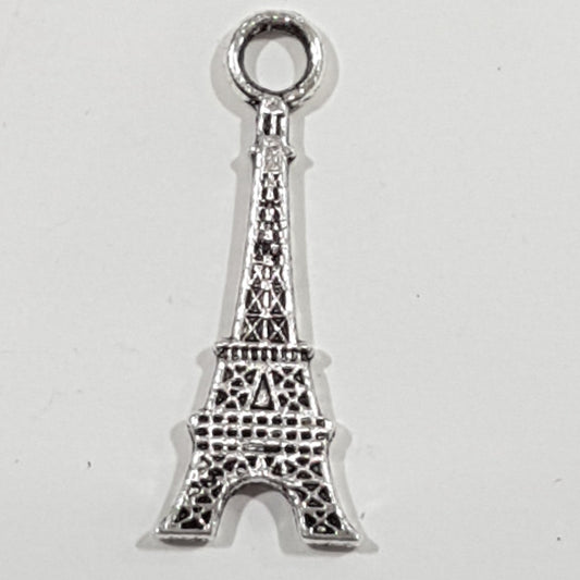 Large Silver Eiffel Tower Charm