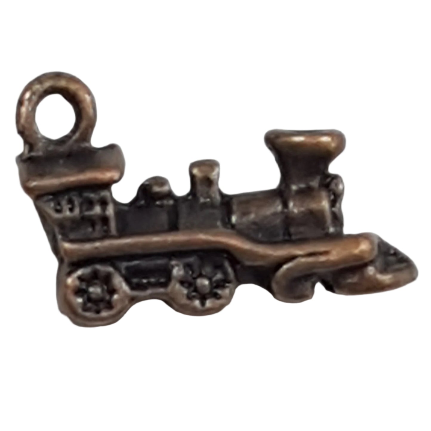 Copper Train Charm