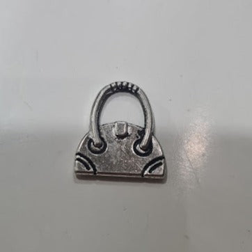 Light Silver Handbag Charm