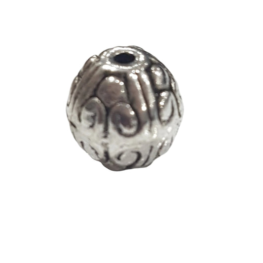 Silver Bead Charm