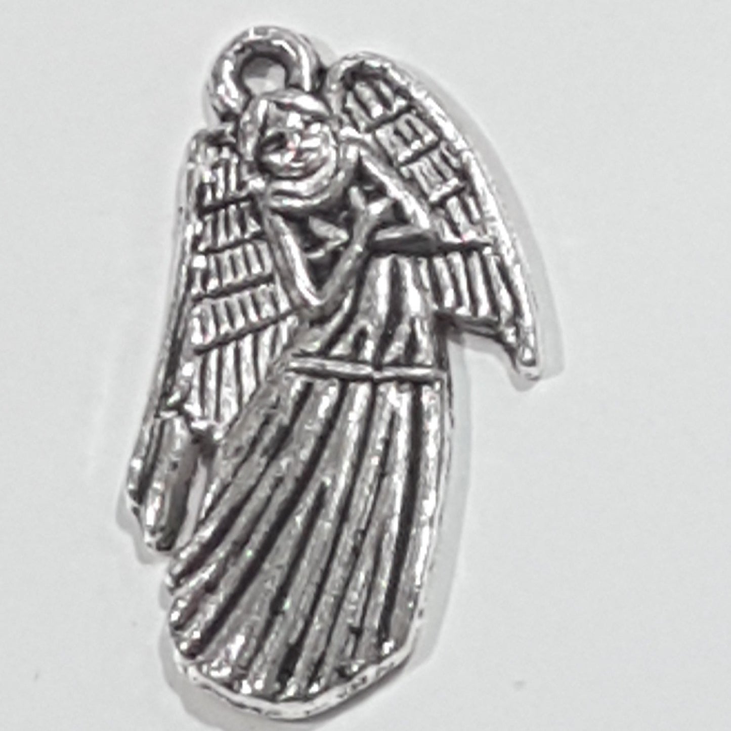 Large Silver Choir Angel Pendant