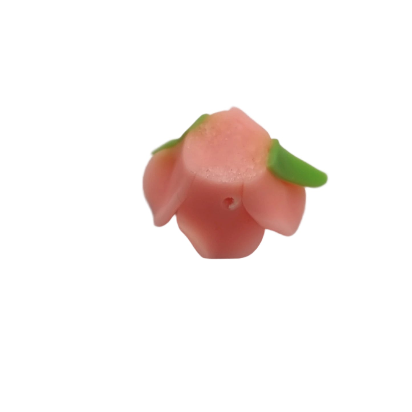 Handmade Polymer Clay Rose Bead