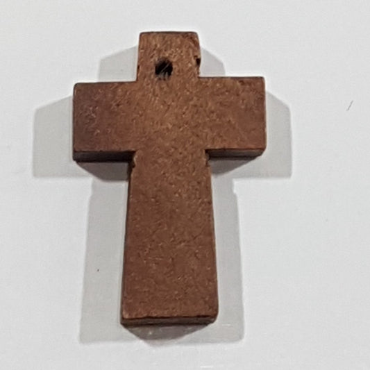 20pc Wooden Cross Pendants