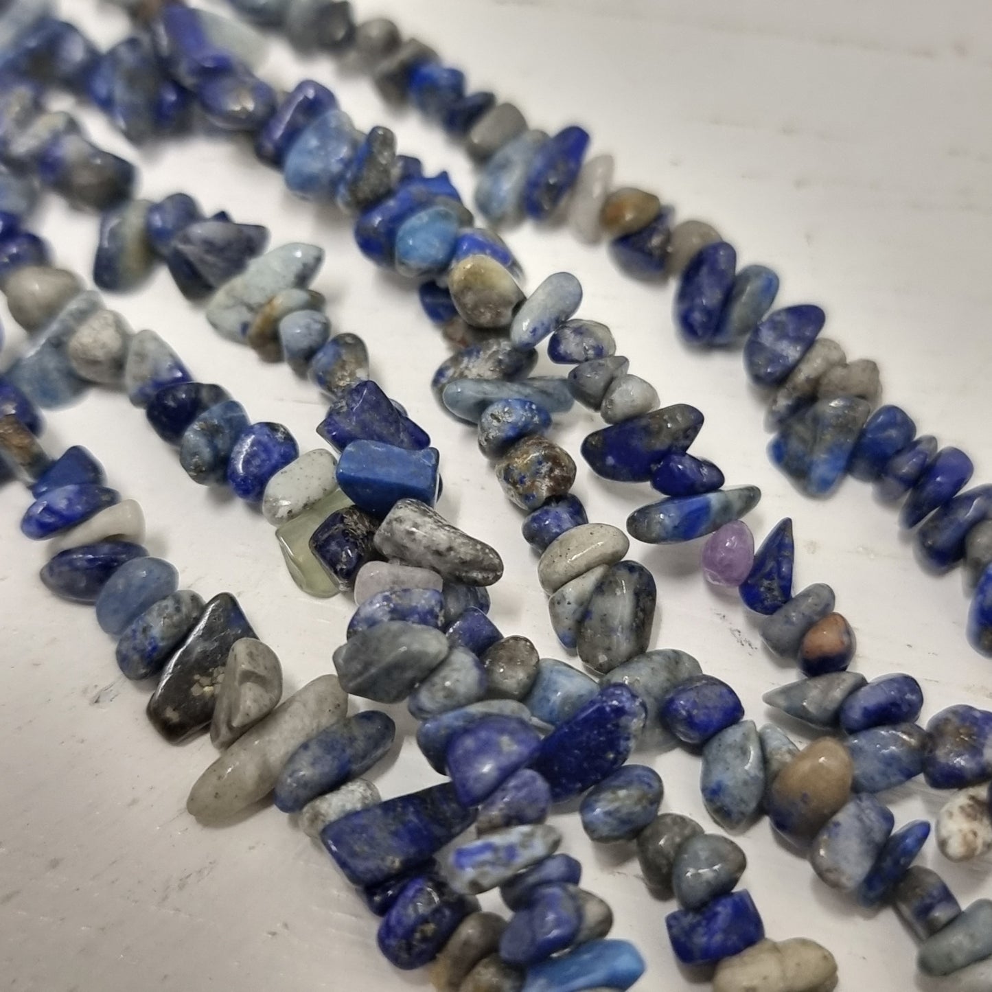 Lapis Lazuli Gemstone Chip Bead Strand