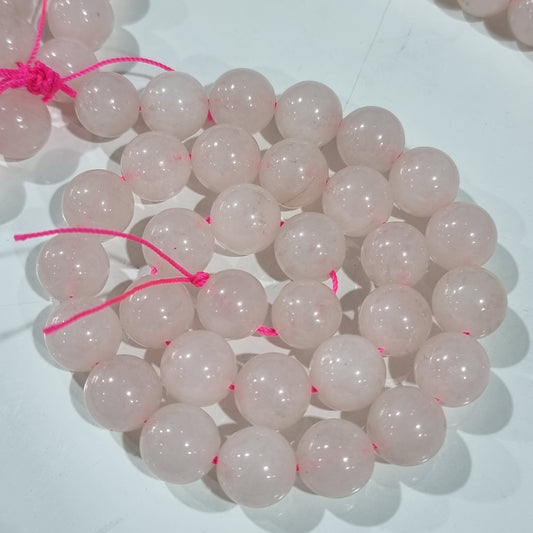 12mm Rose Quartz Bead Strand