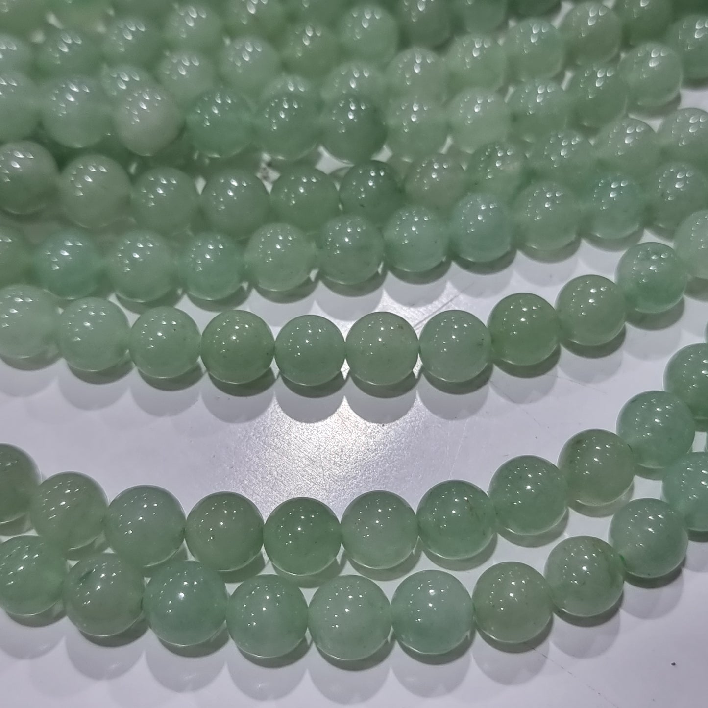 8mm Green Aventurine Gemstone Beads