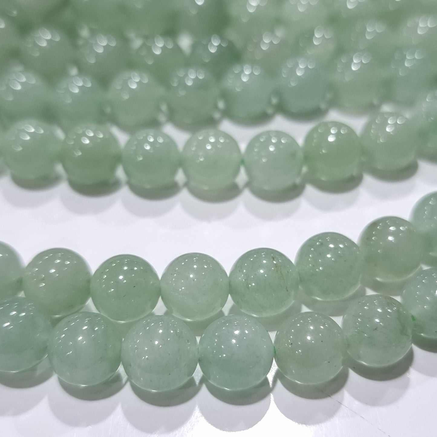 8mm Green Aventurine Gemstone Beads