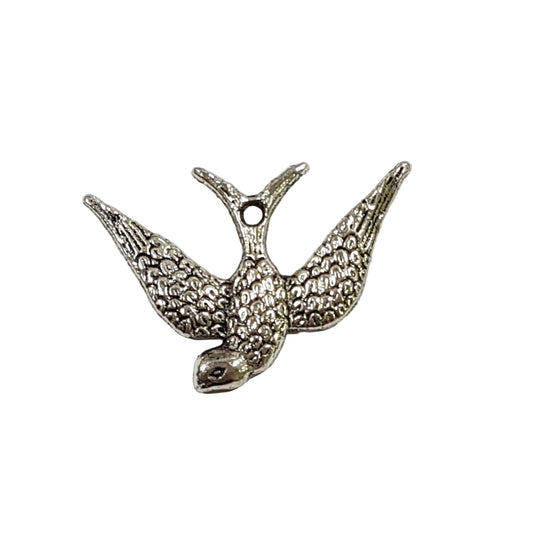 Silver Swallow Charm