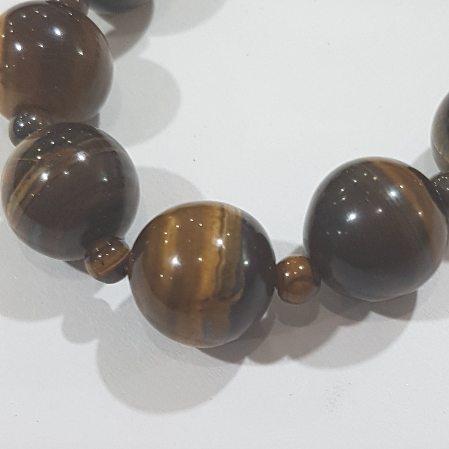 Handmade Tiger's Eye Bead Bracelet