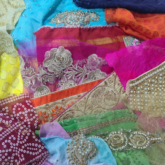 Sari Trims and Fabric Scraps