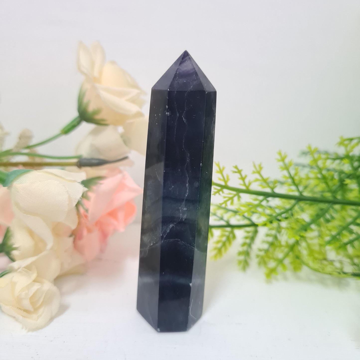 Rainbow Fluorite Point