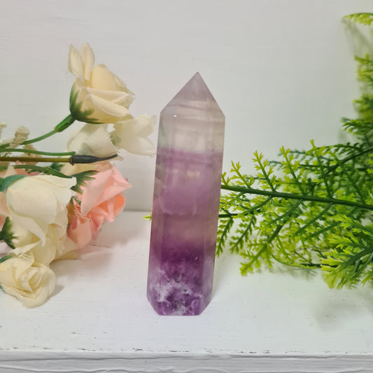 Purple Fluorite Point