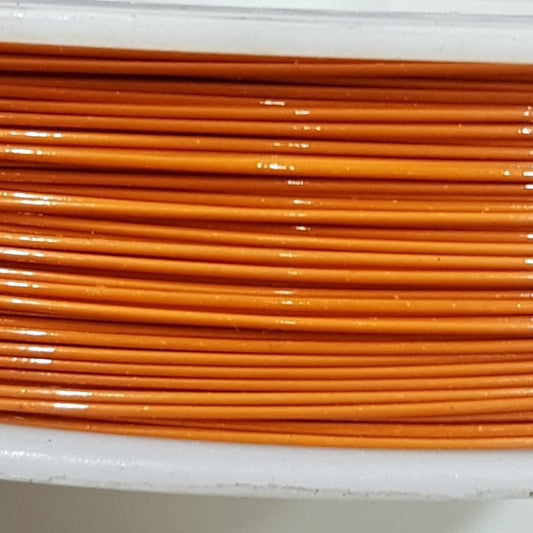 100m Orange Tiger Tail Wire Roll