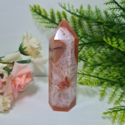 Carnelian Gemstone Point
