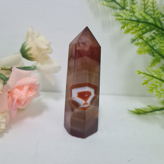 Carnelian Gemstone Point
