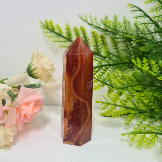Carnelian Gemstone Point