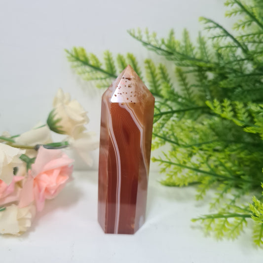 Carnelian Gemstone Point